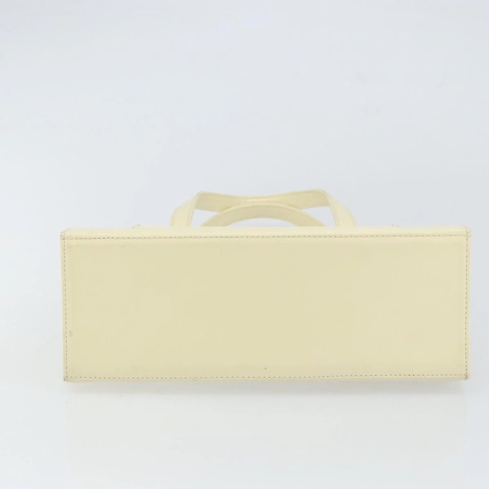 Yves Saint Laurent Cream Leather Hand Bag - Picture 5 of 12